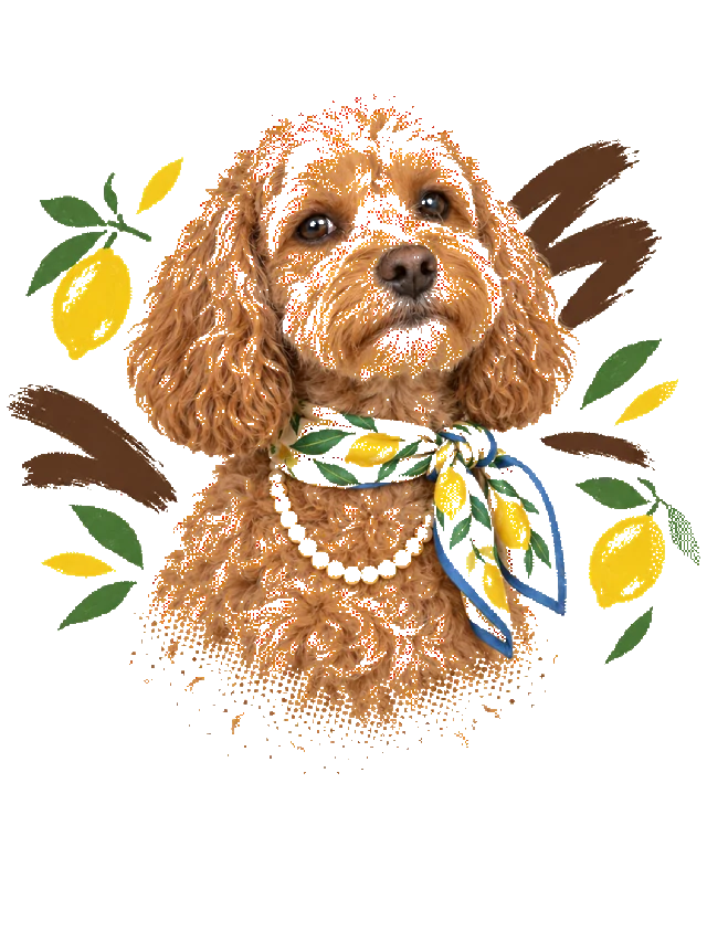 Cool Mom dog portrait shirt