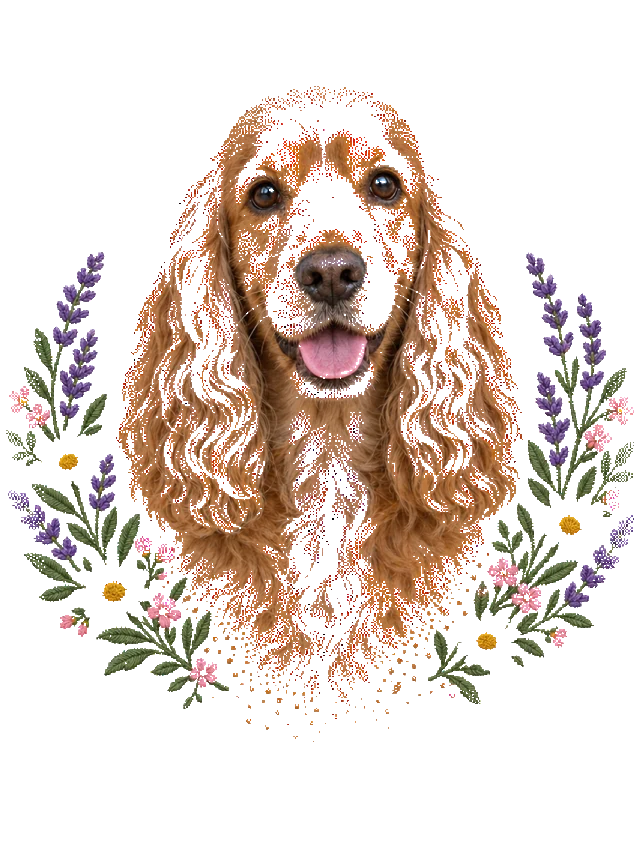 Soft Stitch pet portrait shirt