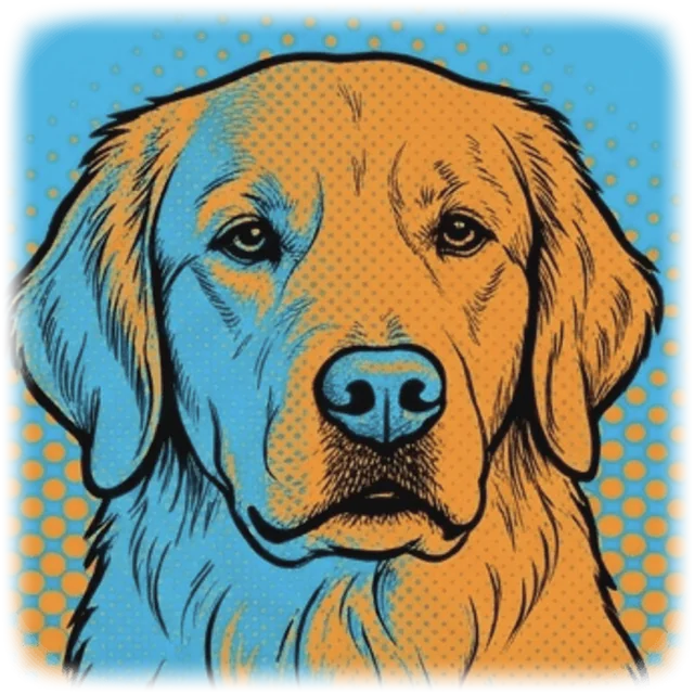 Pop Art pet portrait shirt
