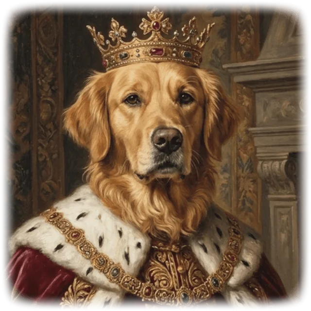 Royal Portrait pet portrait shirt