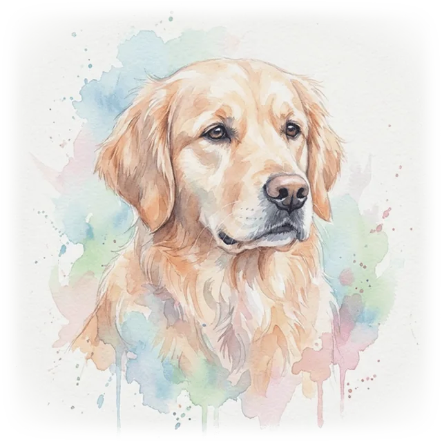Watercolor pet portrait shirt